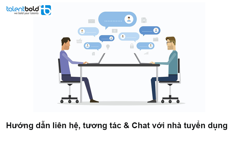 Hướng dẫn liên hệ, tương tác & Chat với nhà tuyển dụng